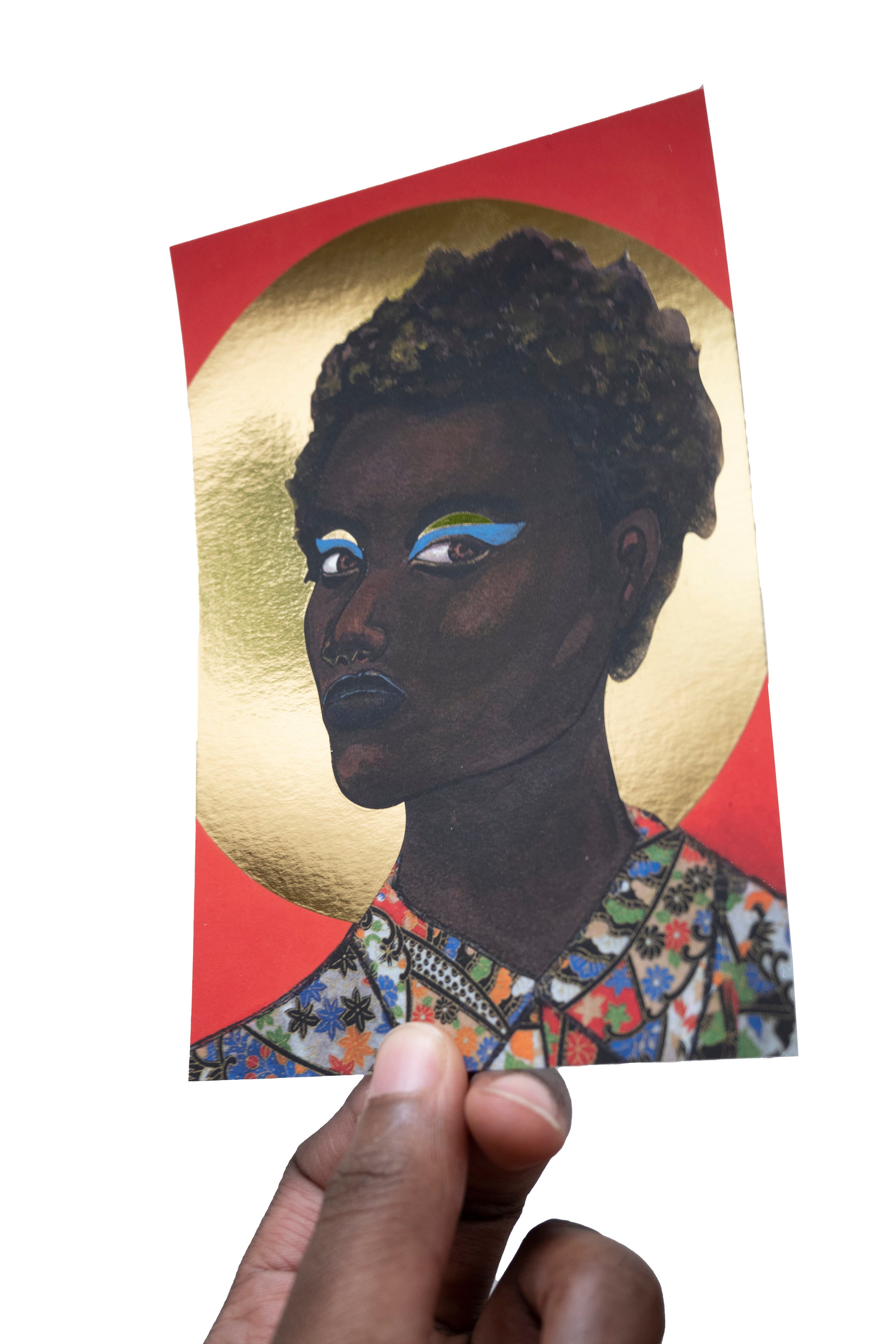 Gold Foil Art Card Portrait 1 gold-foil-art-card-portrait-1