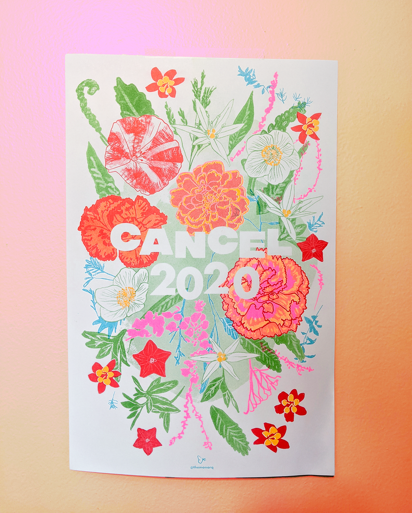 Cancel 2020 Riso Poster