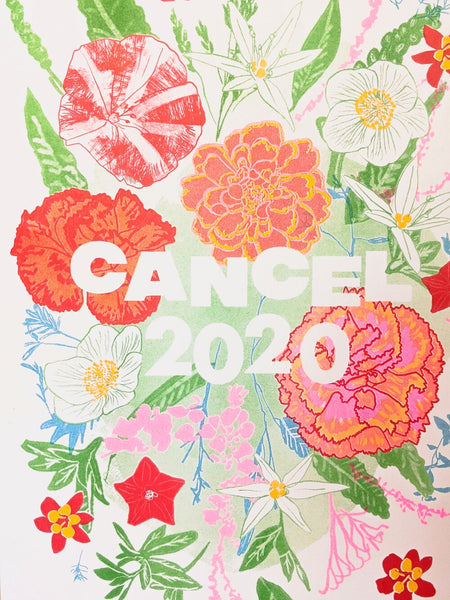 Cancel 2020 Riso Poster