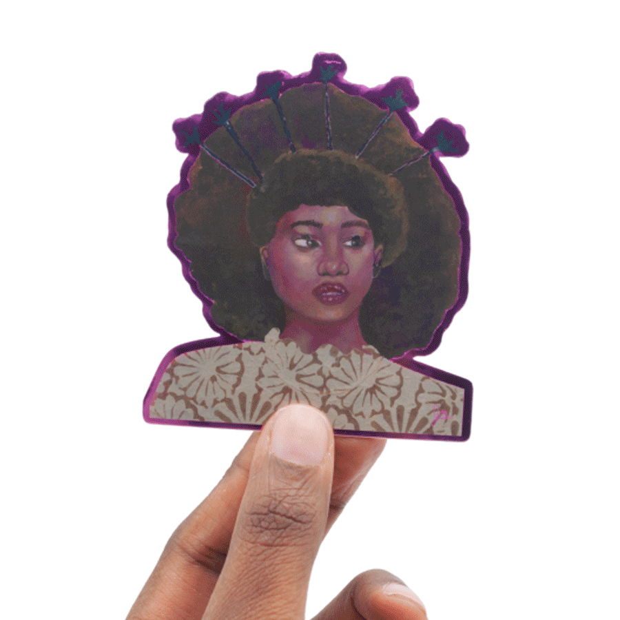 Sticker Potrait Portrait 5 Art Sticker