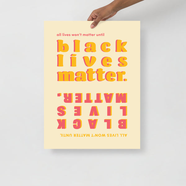 Black Lives Matter Duo Poster — Ink