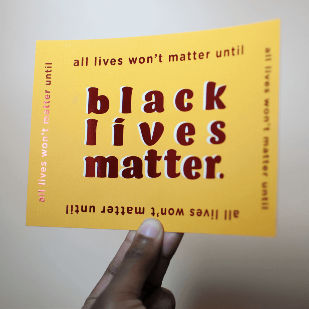 Black Lives Matter — Red Foil Card