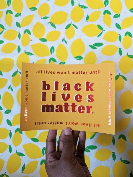 Black Lives Matter — Red Foil Card