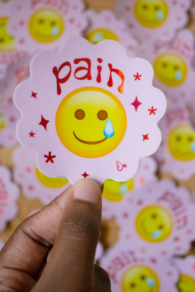 Pain Humor Sticker